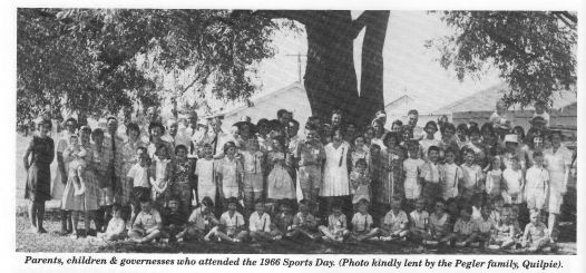 Parents, children and governesses who attended the 1966 Sports Day